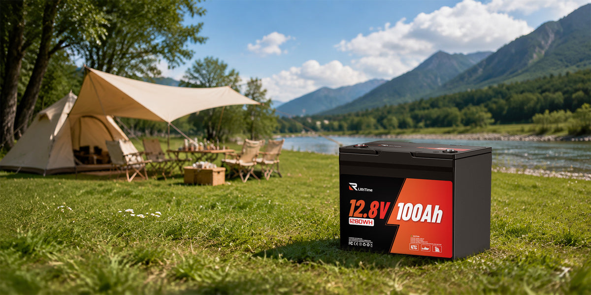 12.8V 100AH camping LifePO4 Lithium Battery