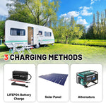 12V 100AH Lithium Battery 3 charging methoads