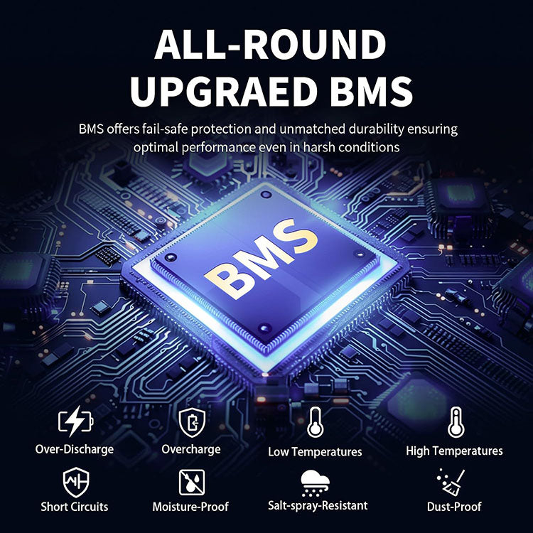 12V 100AH Lithium Battery upgraded BMS