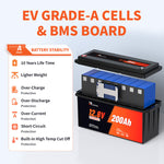 12V 200AH RV Battery build with EV Grade-Acells and BMS