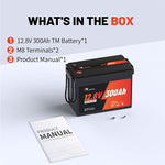 12V 300AH RV Battery packing list